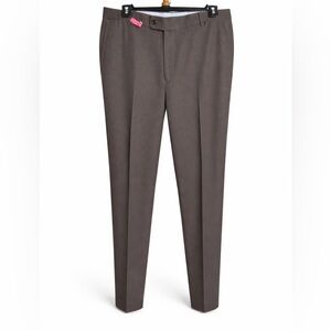 Peter Millar Brown Performance Golf Pants Straight leg stretch 34x32 I Wicking